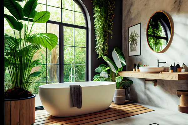Spa bathroom in home Forest Hill MD